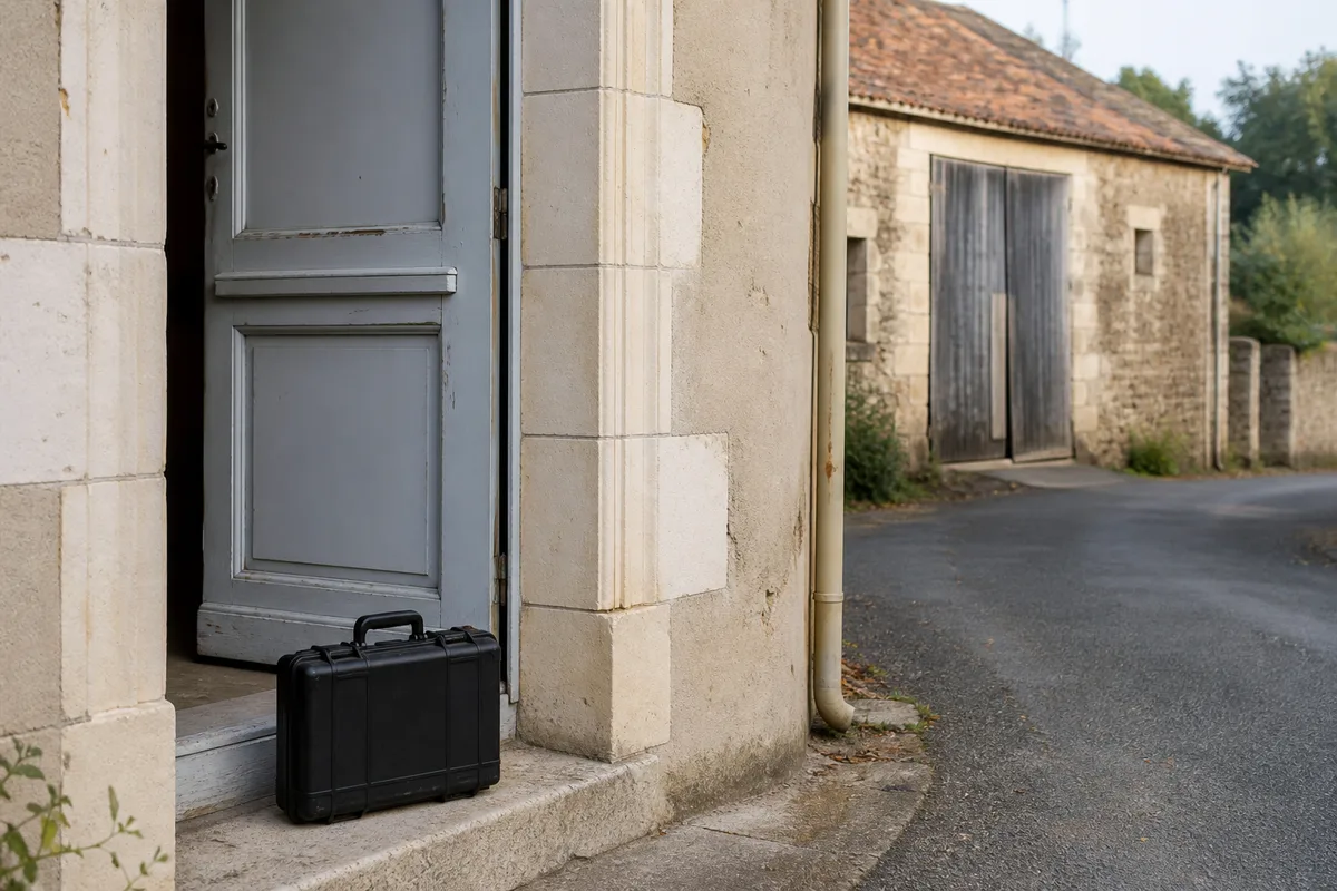 Longère du bocage bressuirais avec sa grange attenante
